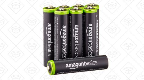 AmazonBasics AAA Rechargeable Batteries (8-Pack) | $9 | Amazon